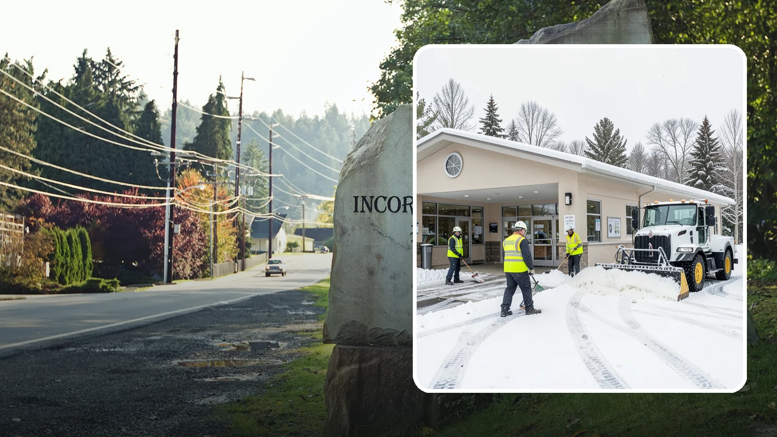 Pharmacy Snow Removal in Wilkeson, Pierce County, WA - We keep pharmacy drive-throughs, entrances, and parking clear so patients can pick up prescriptions safely no matter the weather.