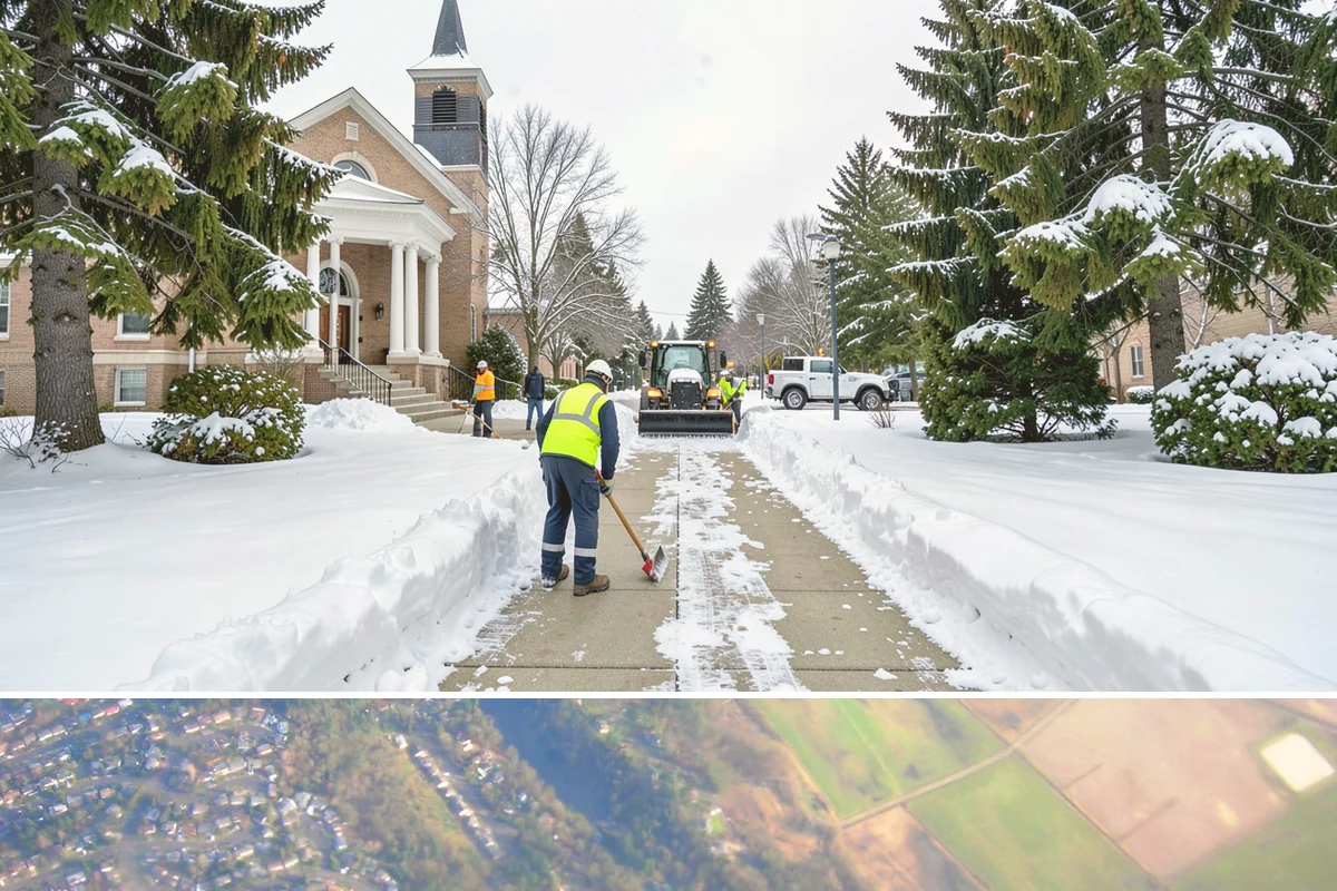 Plow Truck Service in Algona, King County, WA - Plow truck service runs from the first lowland snowfall in late November through the last events of February and early March.
