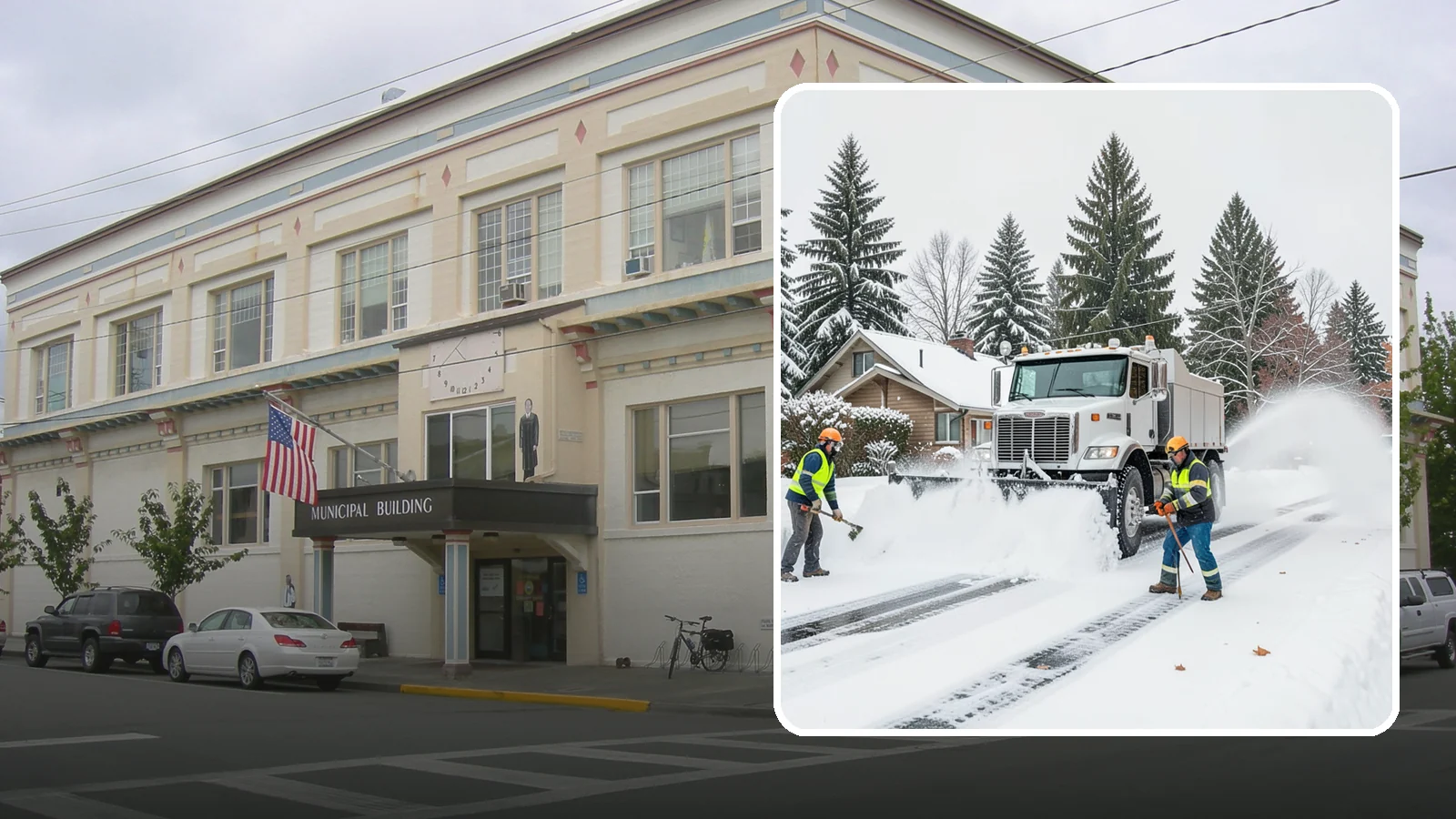 Plow Truck Service in Anacortes, Skagit County, WA - Our plow trucks clear driveways, lots, and access roads across Western Washington quickly and thoroughly.