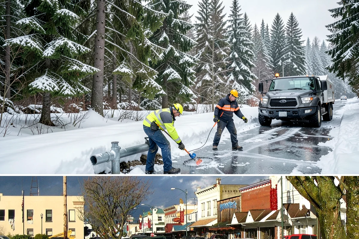 Plow Truck Service in Arlington, Snohomish County, WA - Plow truck service runs from the first lowland snowfall in late November through the last events of February and early March.