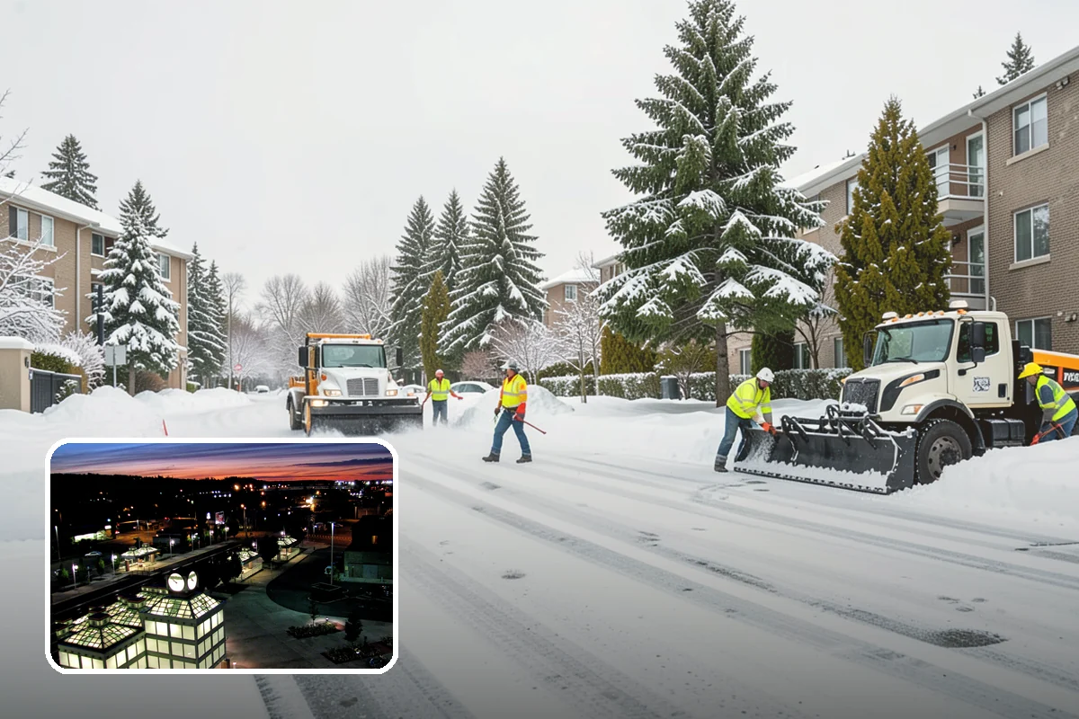 Plow Truck Service in Auburn, King County, WA - Fast clearing of heavy maritime snow across large surfaces