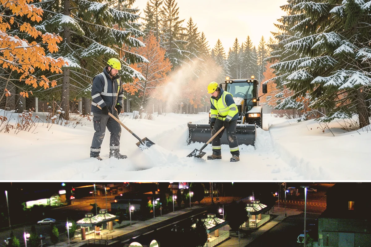 Plow Truck Service in Auburn, King County, WA - Plow truck service runs from the first lowland snowfall in late November through the last events of February and early March.