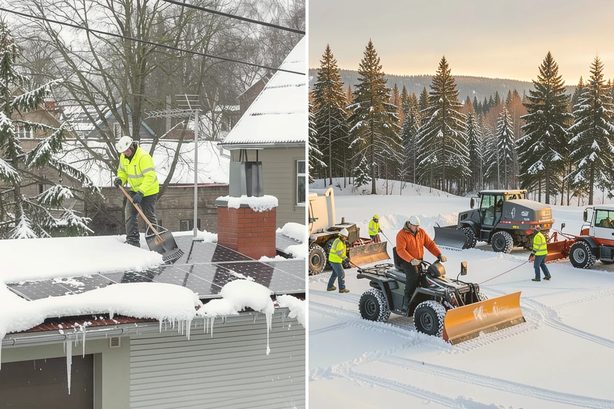 Plow Truck Service in Bellevue, King County, WA - Assign a right-sized truck and blade to the property
