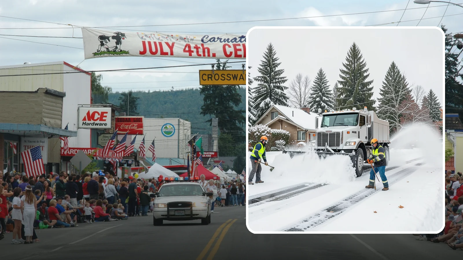 Plow Truck Service in Carnation, King County, WA - Our plow trucks clear driveways, lots, and access roads across Western Washington quickly and thoroughly.