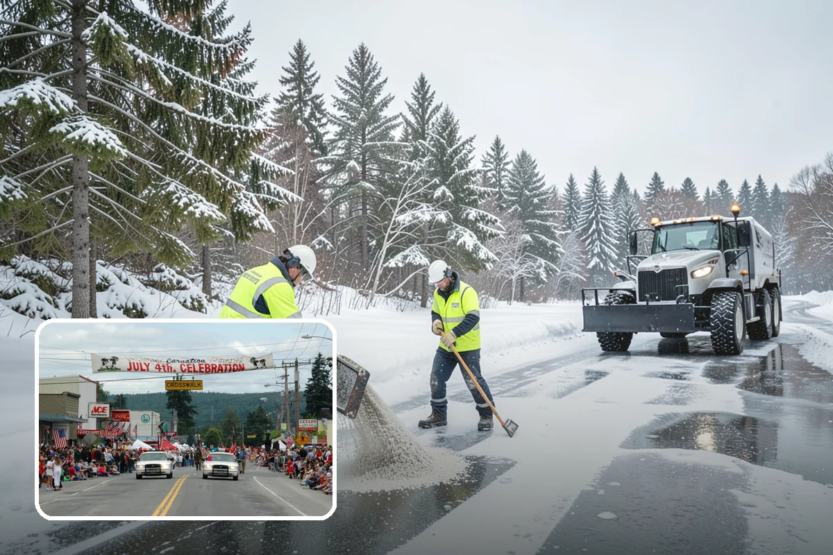 Plow Truck Service in Carnation, King County, WA - Fast clearing of heavy maritime snow across large surfaces