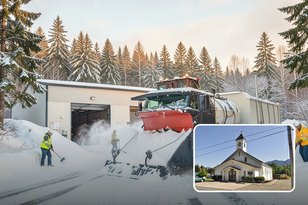 Plow Truck Service in Concrete, Skagit County, WA - Fast clearing of heavy maritime snow across large surfaces