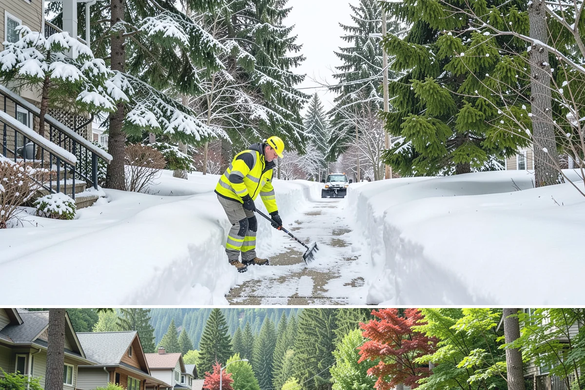 Plow Truck Service in Darrington, Snohomish County, WA - Plow truck service runs from the first lowland snowfall in late November through the last events of February and early March.