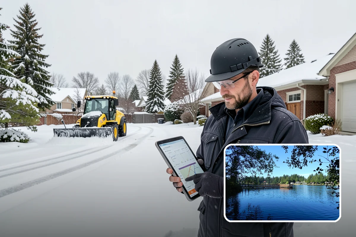 Plow Truck Service in Federal Way, King County, WA - Fast clearing of heavy maritime snow across large surfaces