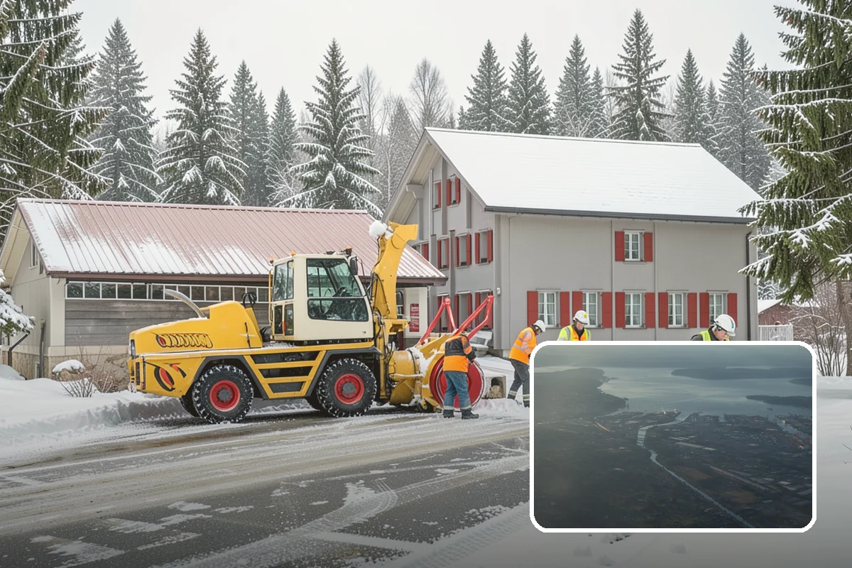 Plow Truck Service in Fife, Pierce County, WA - Fast clearing of heavy maritime snow across large surfaces