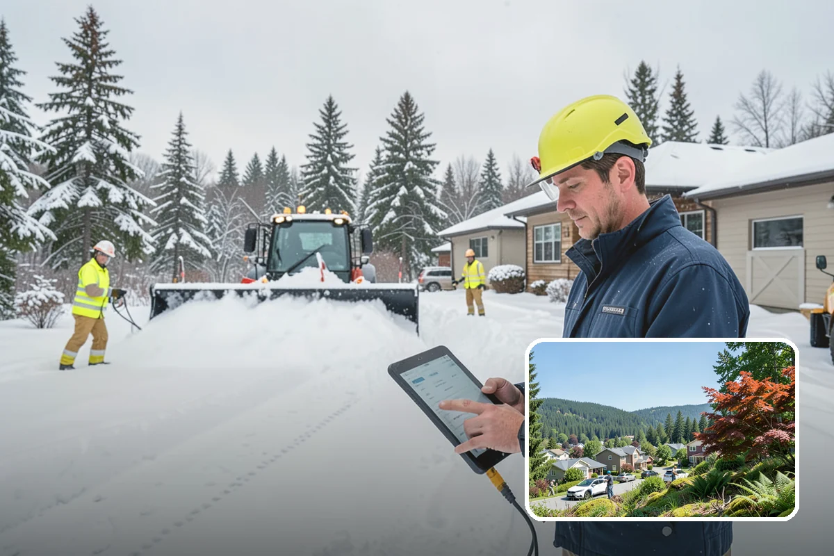 Plow Truck Service in Index, Snohomish County, WA - Fast clearing of heavy maritime snow across large surfaces