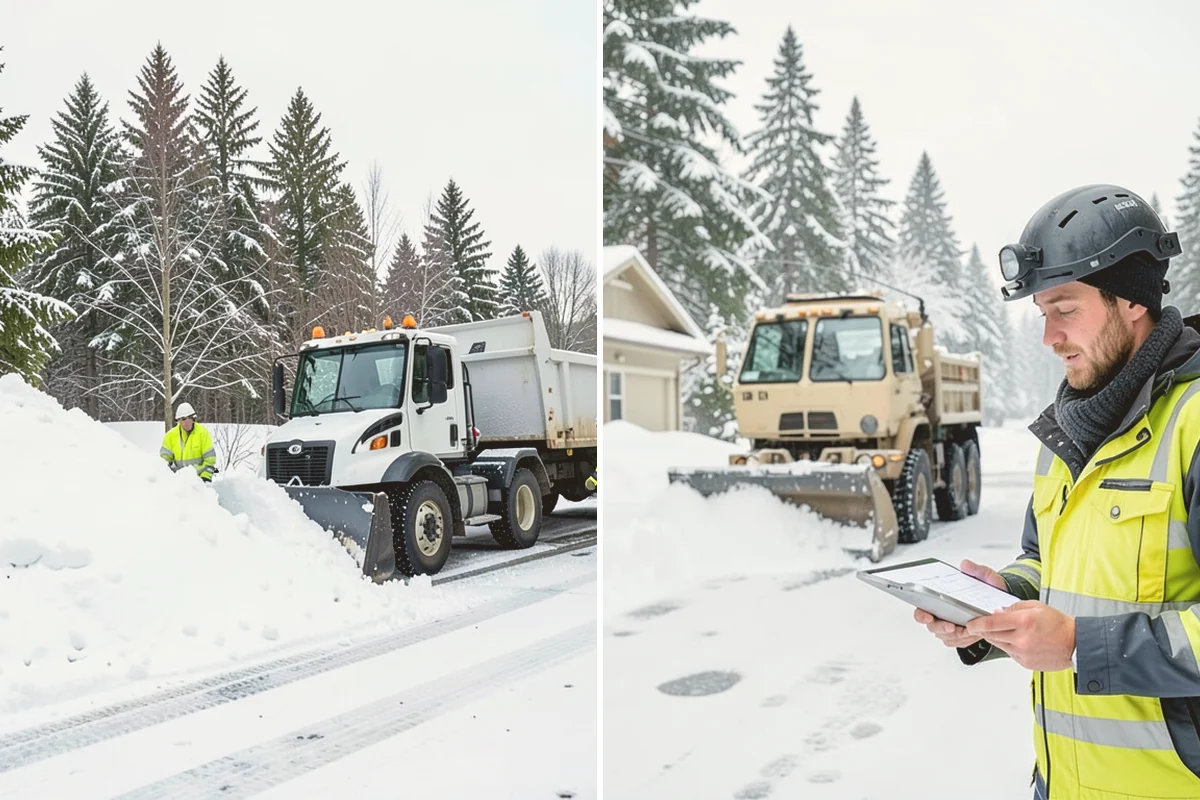 Plow Truck Service in Index, Snohomish County, WA - Assign a right-sized truck and blade to the property