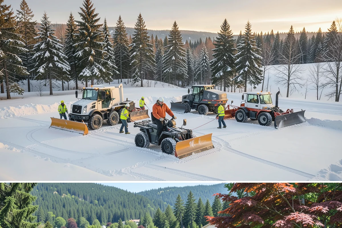 Plow Truck Service in Index, Snohomish County, WA - Plow truck service runs from the first lowland snowfall in late November through the last events of February and early March.