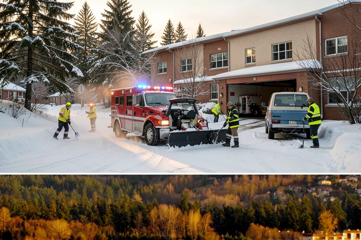 Plow Truck Service in Kenmore, King County, WA - Plow truck service runs from the first lowland snowfall in late November through the last events of February and early March.