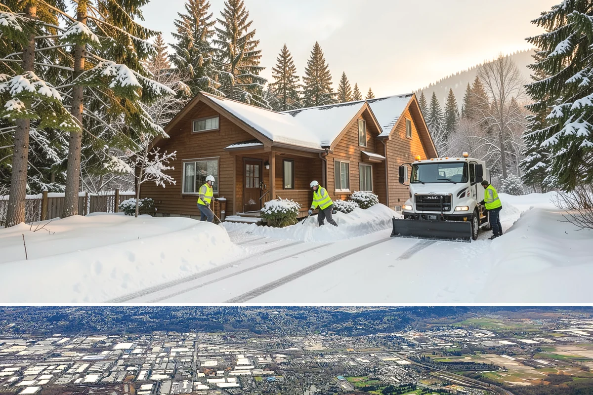 Plow Truck Service in Kent, King County, WA - Plow truck service runs from the first lowland snowfall in late November through the last events of February and early March.