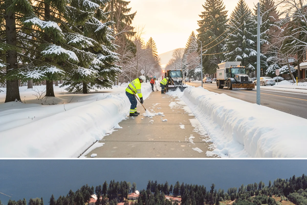Plow Truck Service in Lakewood, Pierce County, WA - Plow truck service runs from the first lowland snowfall in late November through the last events of February and early March.