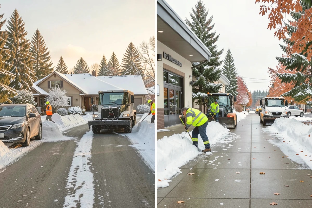 Plow Truck Service in Langley, Island County, WA - Assign a right-sized truck and blade to the property