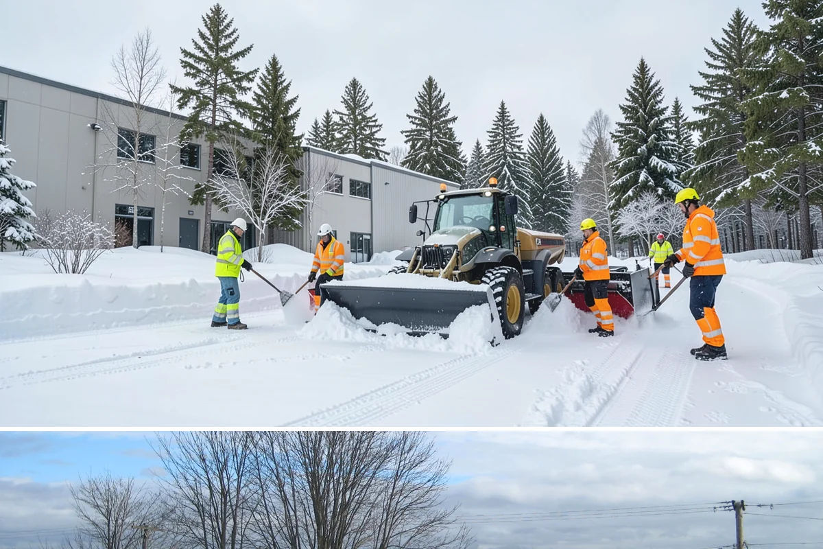 Plow Truck Service in Langley, Island County, WA - Plow truck service runs from the first lowland snowfall in late November through the last events of February and early March.