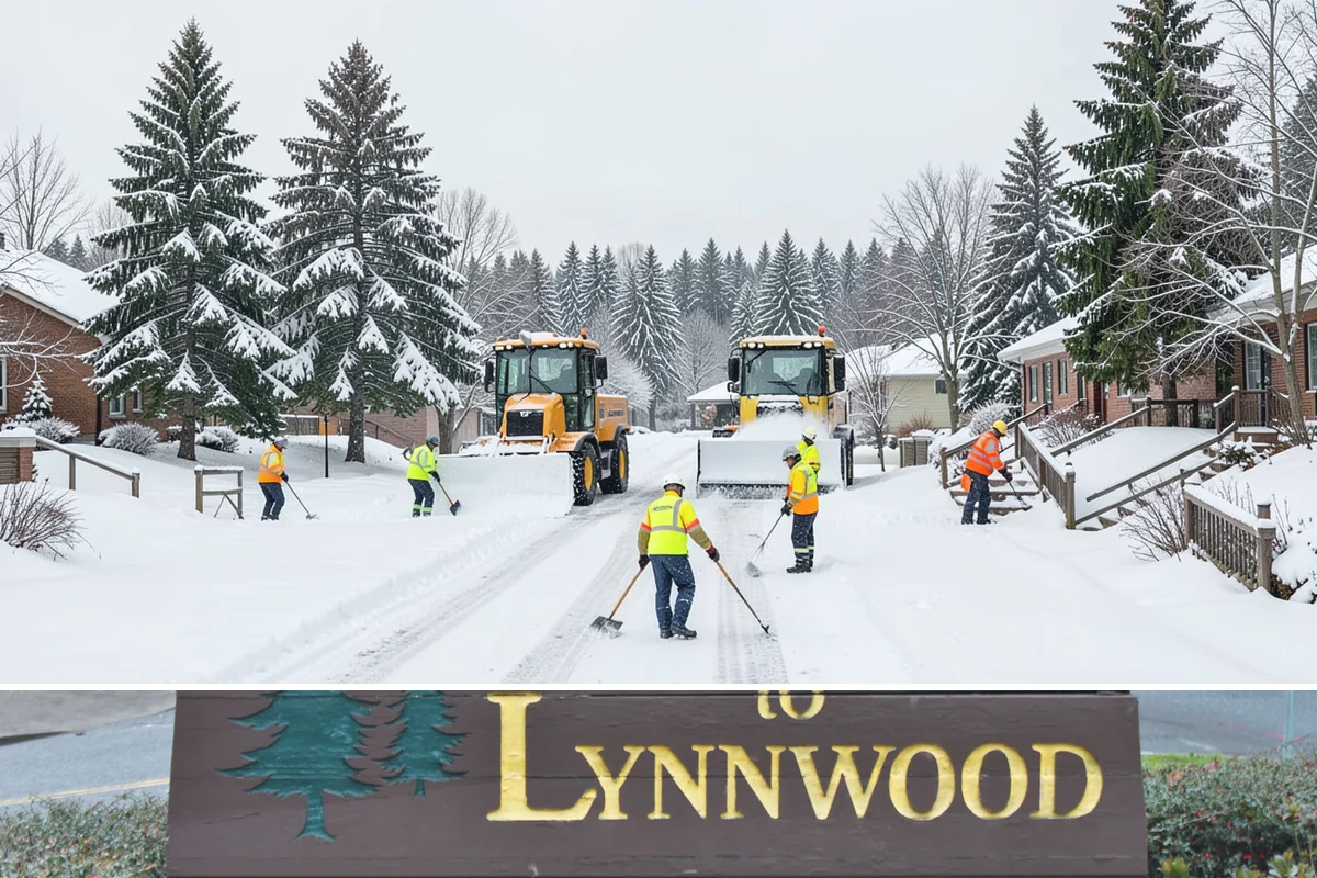 Plow Truck Service in Lynnwood, Snohomish County, WA - Plow truck service runs from the first lowland snowfall in late November through the last events of February and early March.