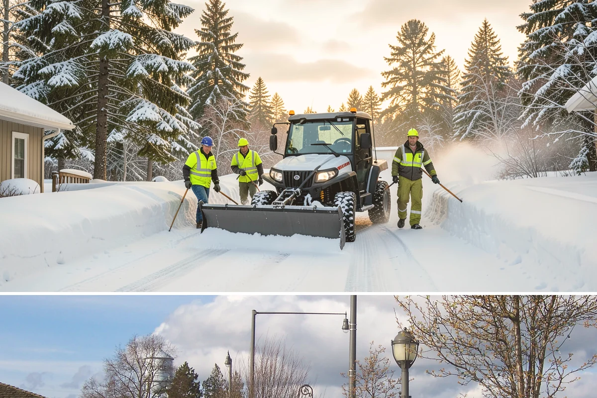 Plow Truck Service in Marysville, Snohomish County, WA - Plow truck service runs from the first lowland snowfall in late November through the last events of February and early March.