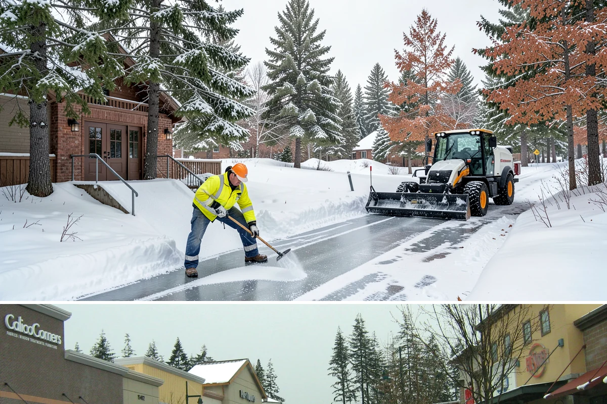 Plow Truck Service in Mill Creek, Snohomish County, WA - Plow truck service runs from the first lowland snowfall in late November through the last events of February and early March.