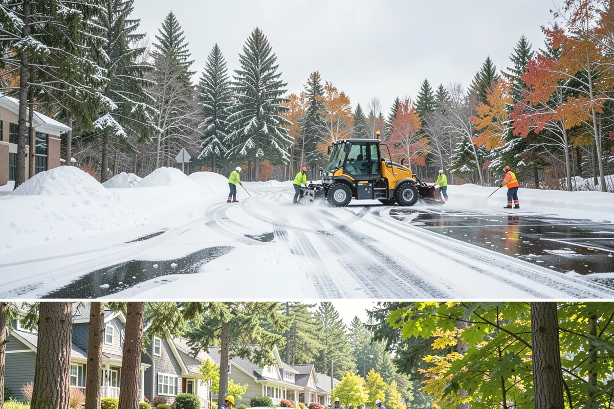 Plow Truck Service in Normandy Park, King County, WA - Plow truck service runs from the first lowland snowfall in late November through the last events of February and early March.