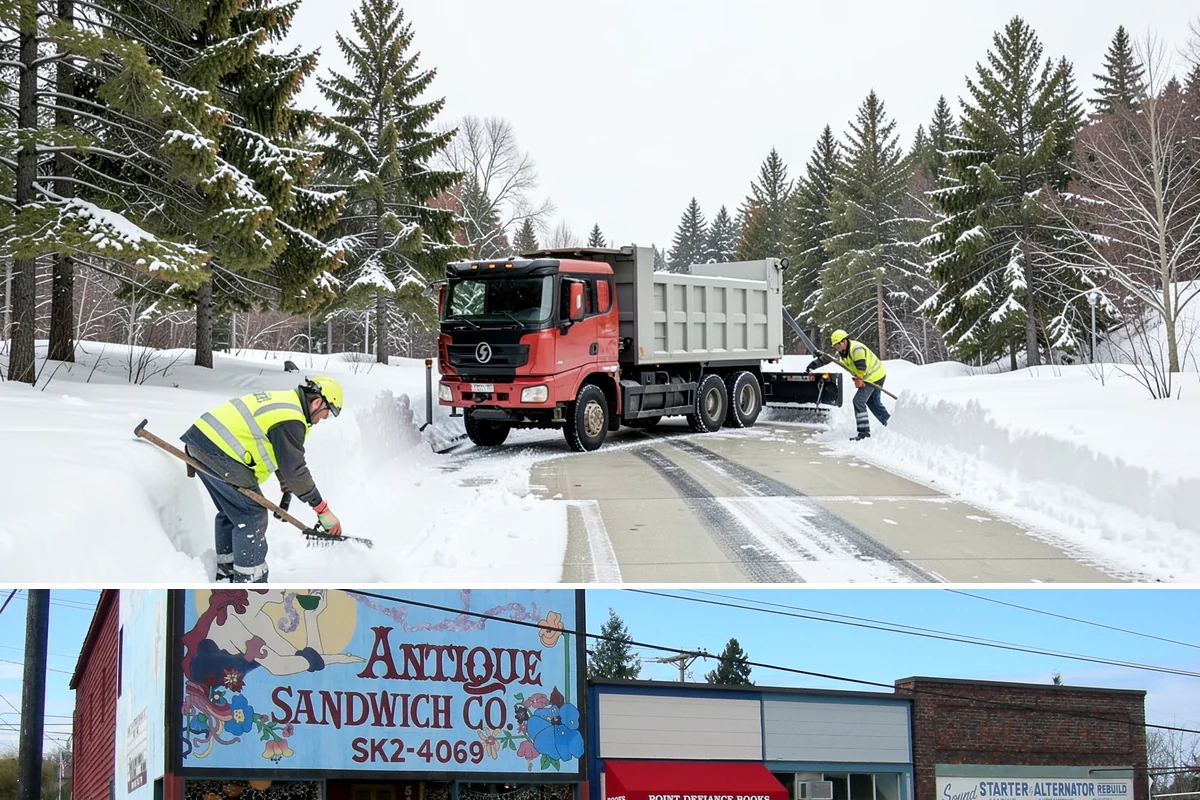 Plow Truck Service in Ruston, Pierce County, WA - Plow truck service runs from the first lowland snowfall in late November through the last events of February and early March.
