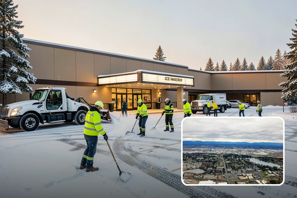 Plow Truck Service in SeaTac, King County, WA - Fast clearing of heavy maritime snow across large surfaces
