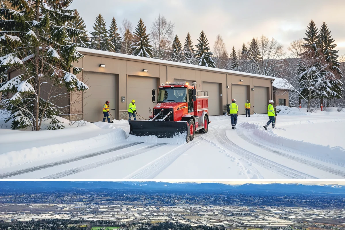 Plow Truck Service in SeaTac, King County, WA - Plow truck service runs from the first lowland snowfall in late November through the last events of February and early March.