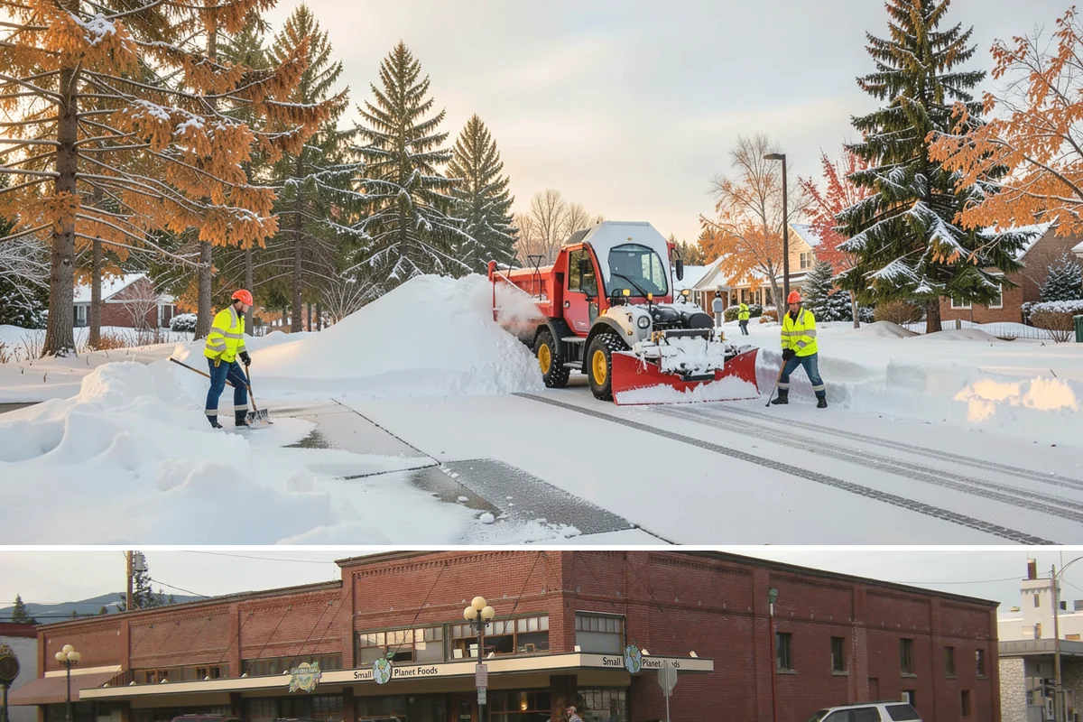 Plow Truck Service in Sedro-Woolley, Skagit County, WA - Plow truck service runs from the first lowland snowfall in late November through the last events of February and early March.