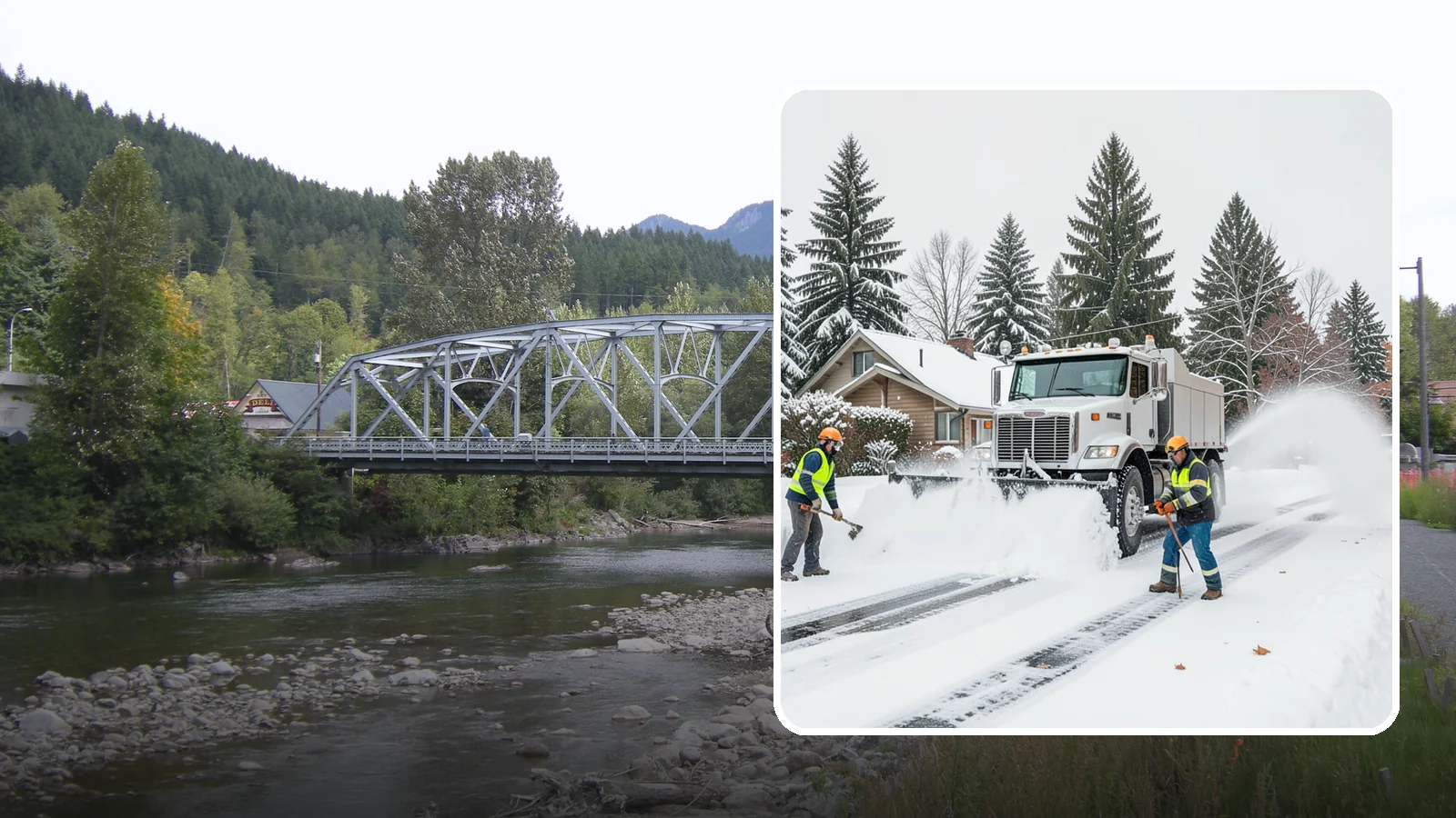 Plow Truck Service in Skykomish, King County, WA - Our plow trucks clear driveways, lots, and access roads across Western Washington quickly and thoroughly.