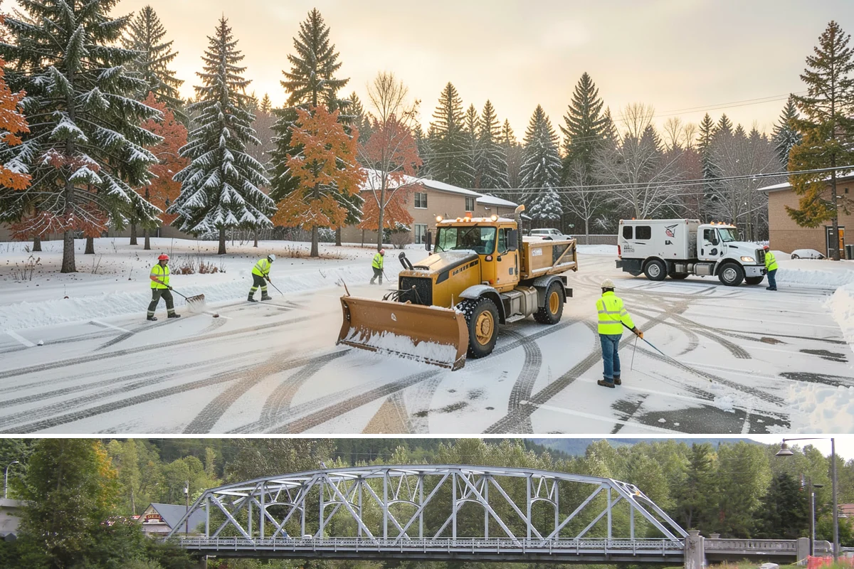Plow Truck Service in Skykomish, King County, WA - Plow truck service runs from the first lowland snowfall in late November through the last events of February and early March.