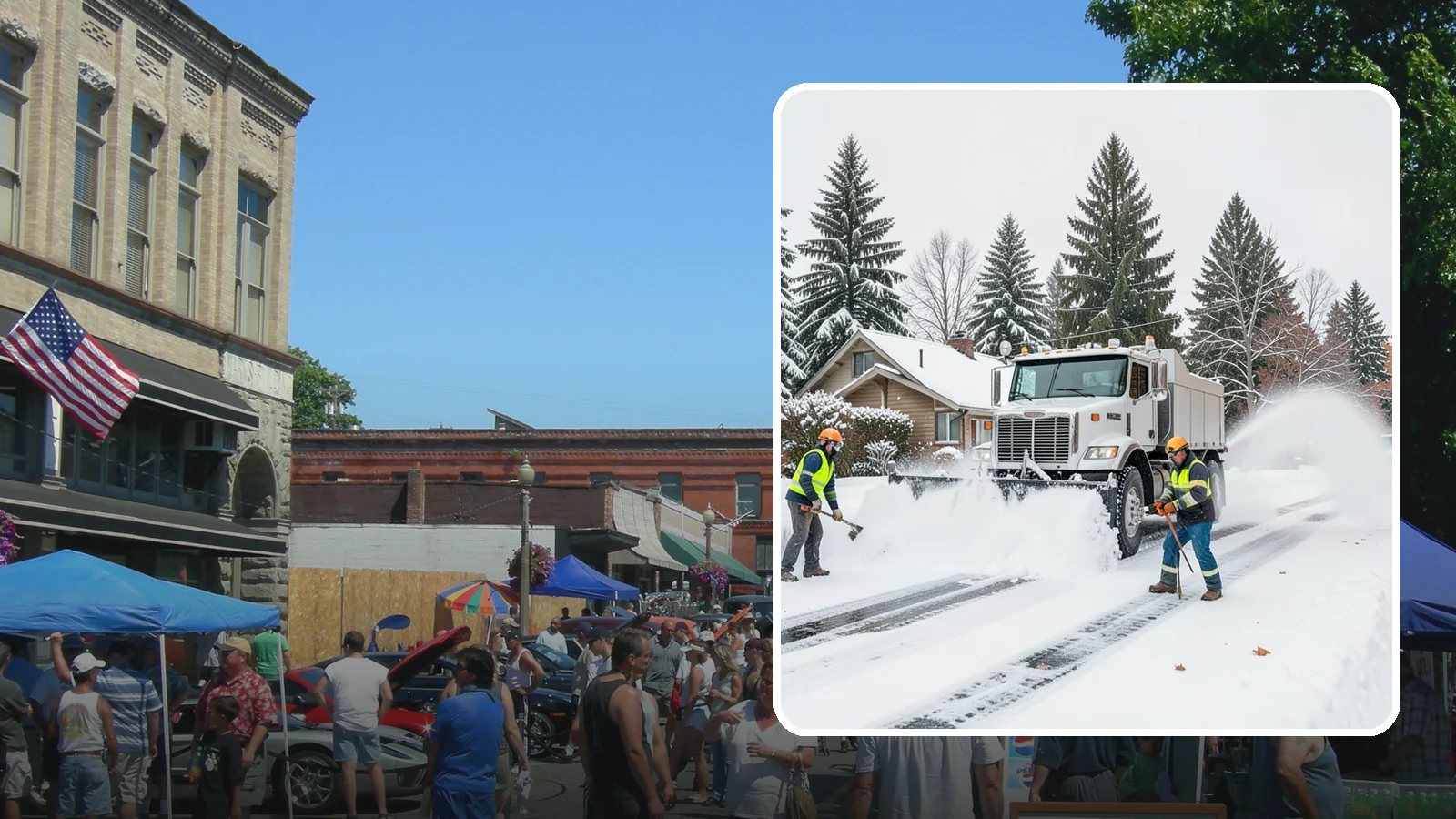 Plow Truck Service in Snohomish, Snohomish County, WA - Our plow trucks clear driveways, lots, and access roads across Western Washington quickly and thoroughly.