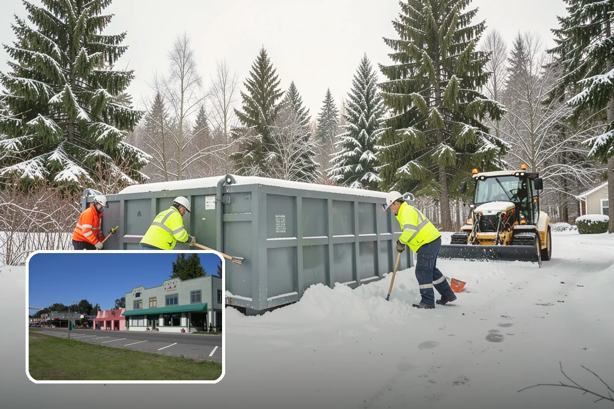 Plow Truck Service in Snoqualmie, King County, WA - Fast clearing of heavy maritime snow across large surfaces