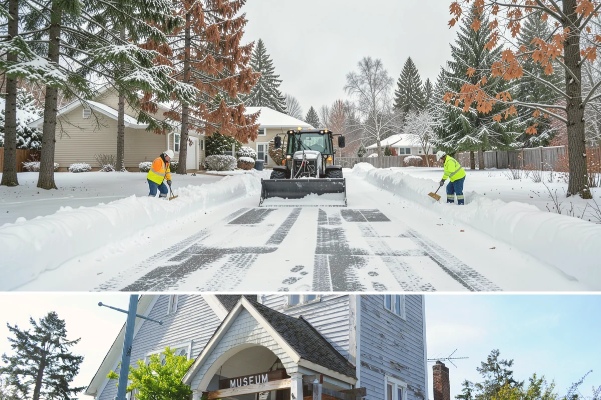 Plow Truck Service in Steilacoom, Pierce County, WA - Plow truck service runs from the first lowland snowfall in late November through the last events of February and early March.