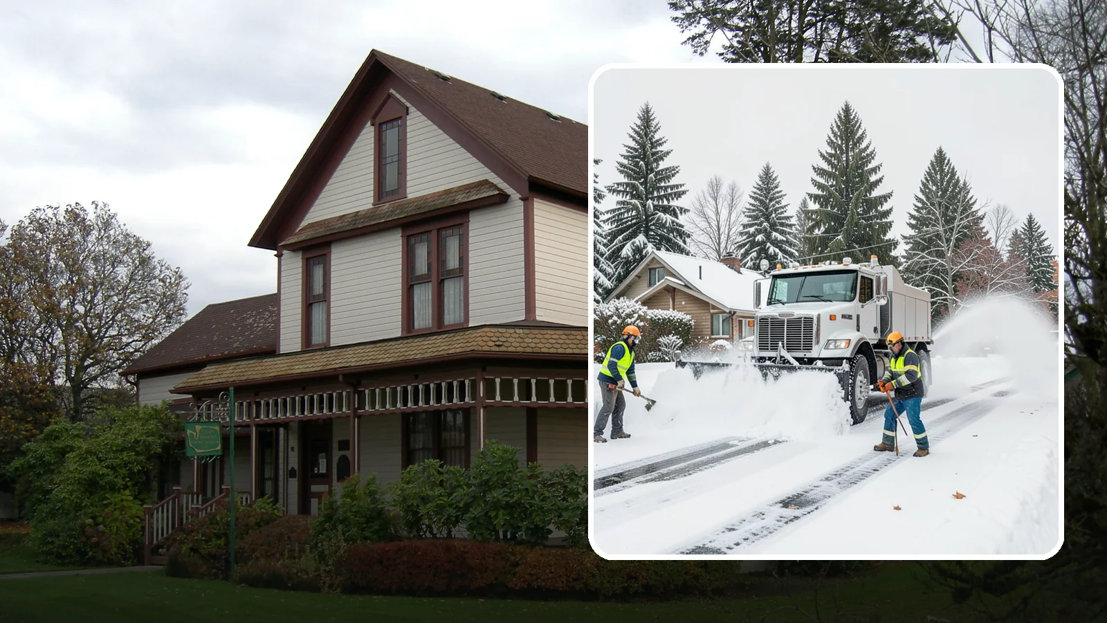 Plow Truck Service in Sumner, Pierce County, WA - Our plow trucks clear driveways, lots, and access roads across Western Washington quickly and thoroughly.