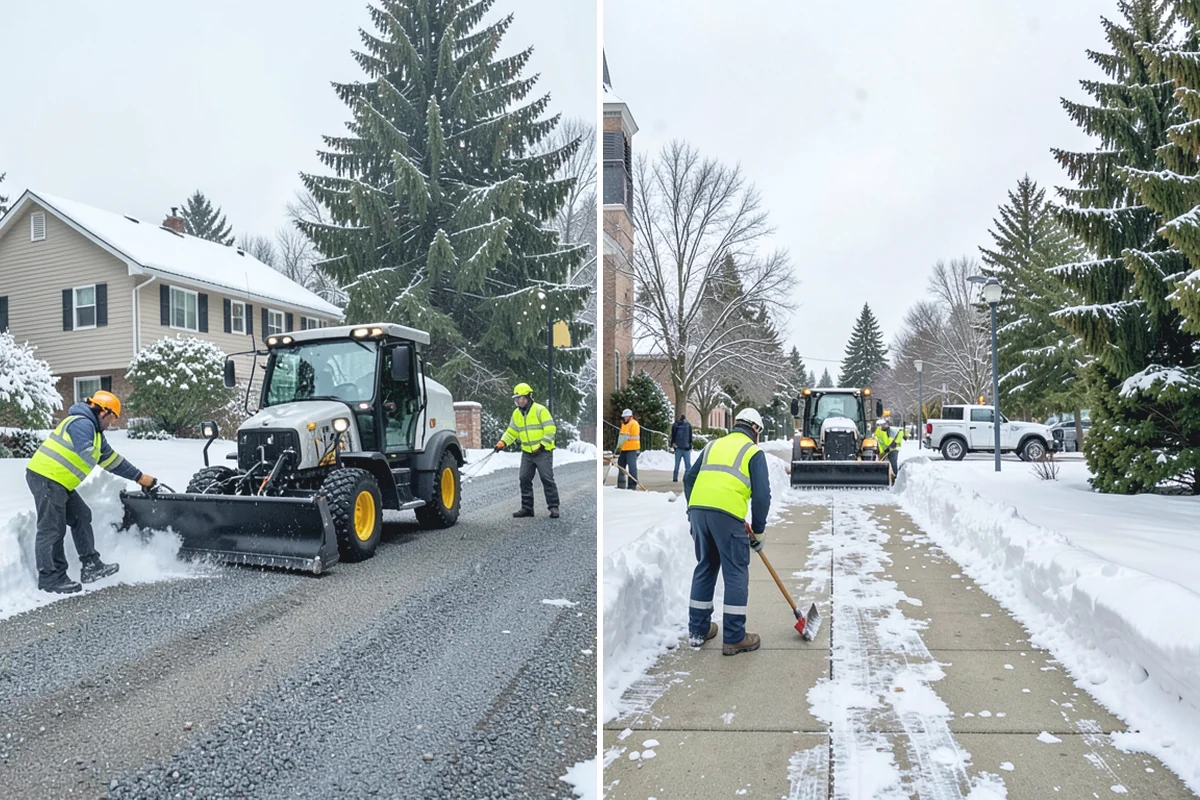 Plow Truck Service in Sumner, Pierce County, WA - Assign a right-sized truck and blade to the property