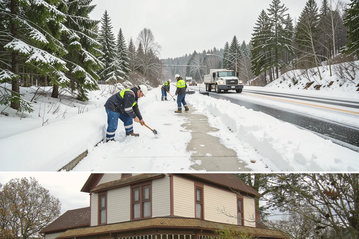 Plow Truck Service in Sumner, Pierce County, WA - Plow truck service runs from the first lowland snowfall in late November through the last events of February and early March.
