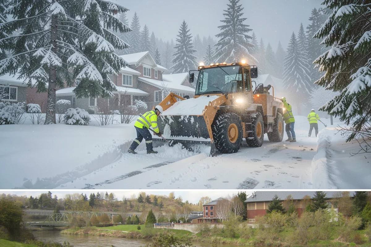 Plow Truck Service in Tukwila, King County, WA - Plow truck service runs from the first lowland snowfall in late November through the last events of February and early March.