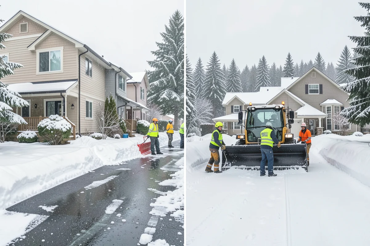 Plow Truck Service in University Place, Pierce County, WA - Assign a right-sized truck and blade to the property