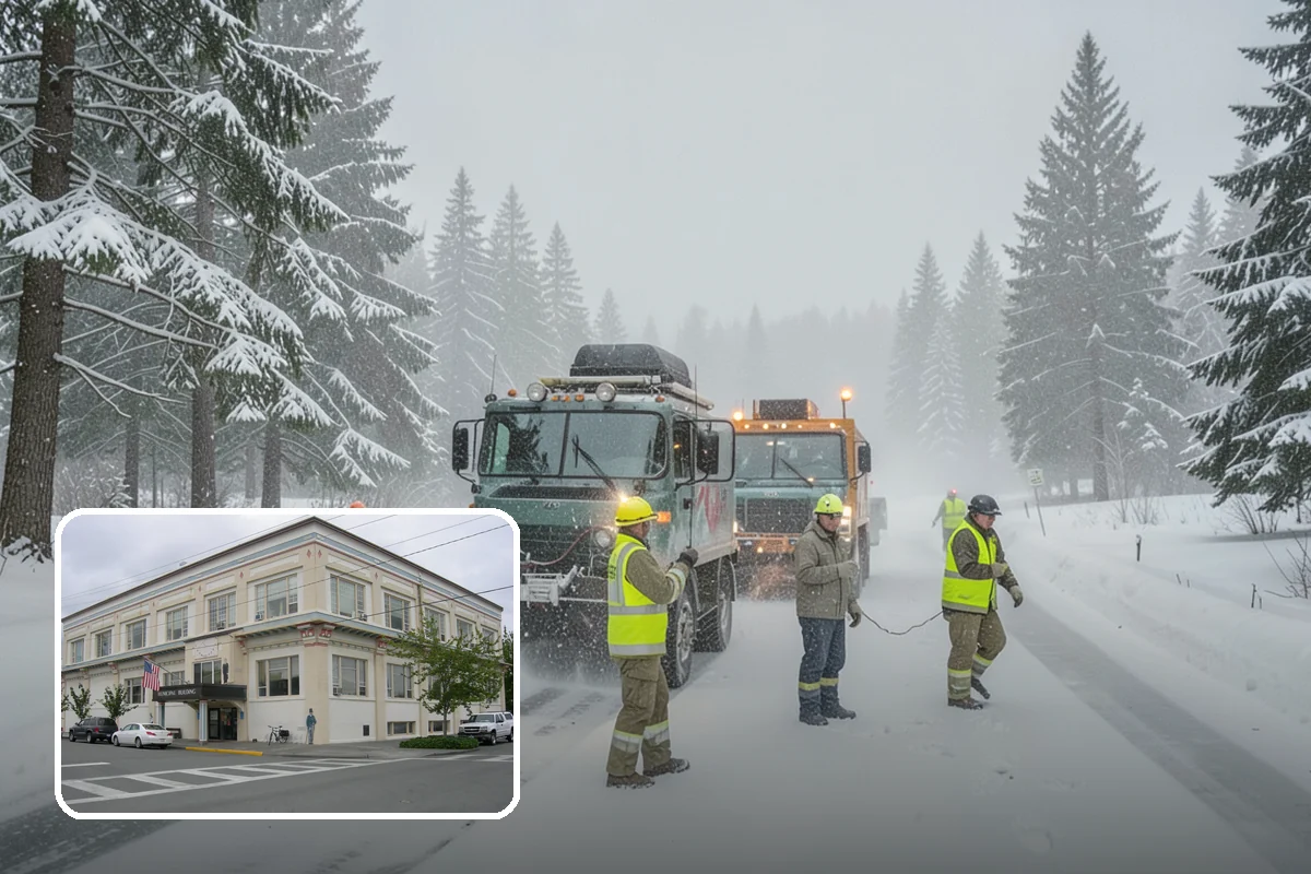 Polar Vortex Response in Anacortes, Skagit County, WA - Cold-rated deicer chemistry that keeps working when rock salt quits
