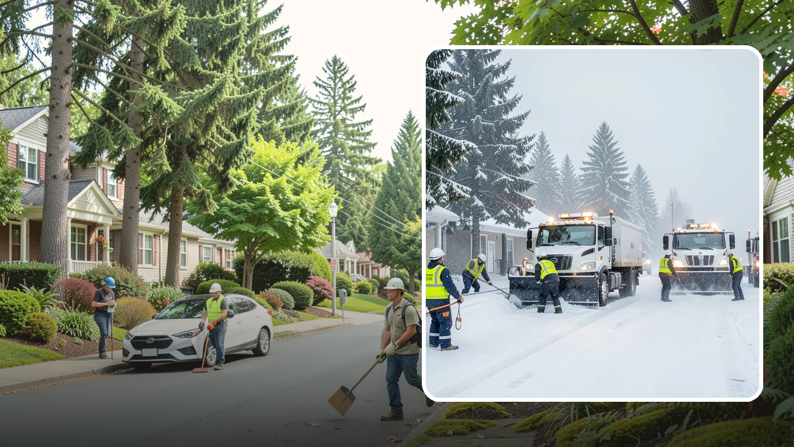 Polar Vortex Response in Beaux Arts Village, King County, WA - When a polar vortex sends Arctic air over Western Washington, we keep your property functional through the deep freeze.