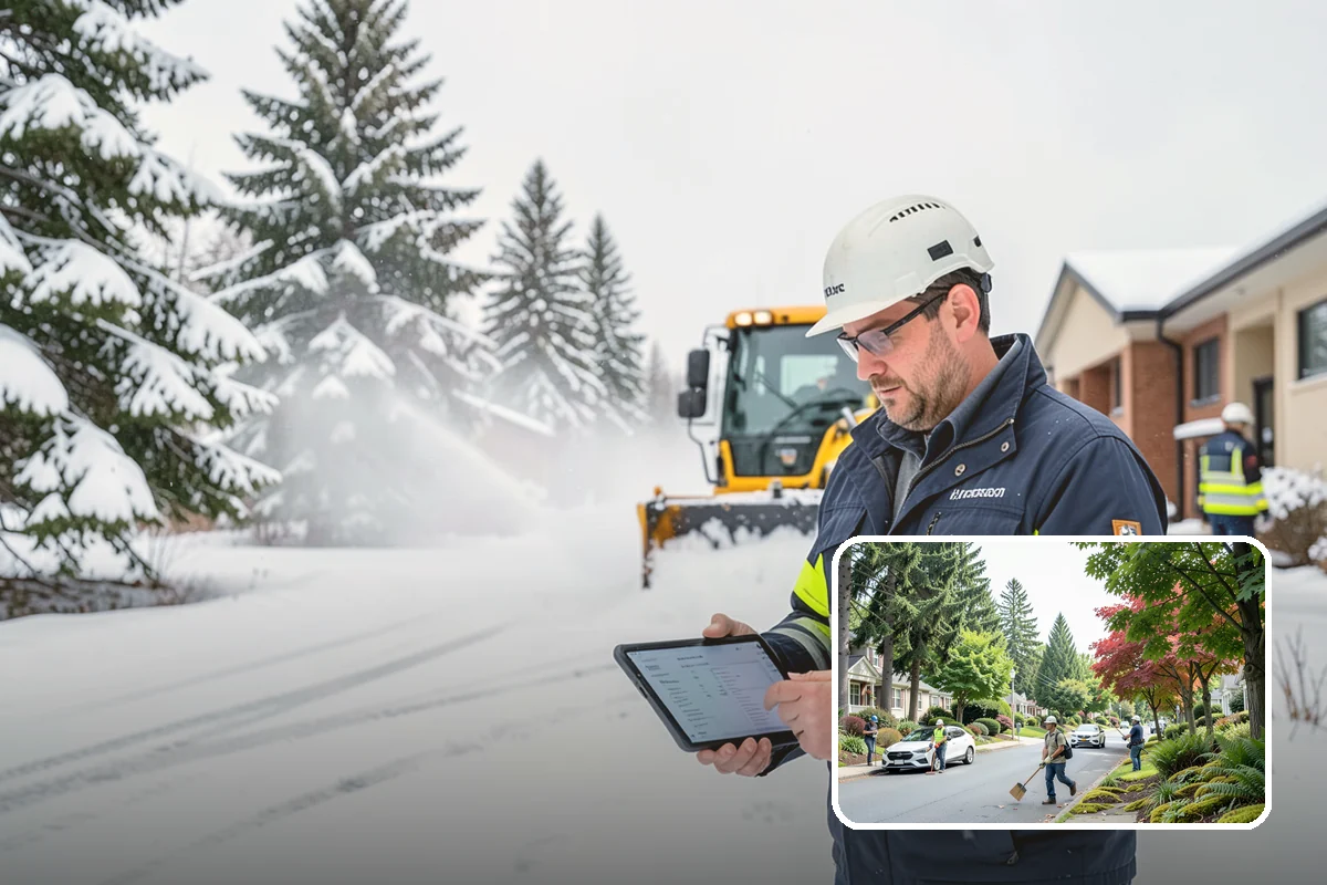 Polar Vortex Response in Beaux Arts Village, King County, WA - Cold-rated deicer chemistry that keeps working when rock salt quits