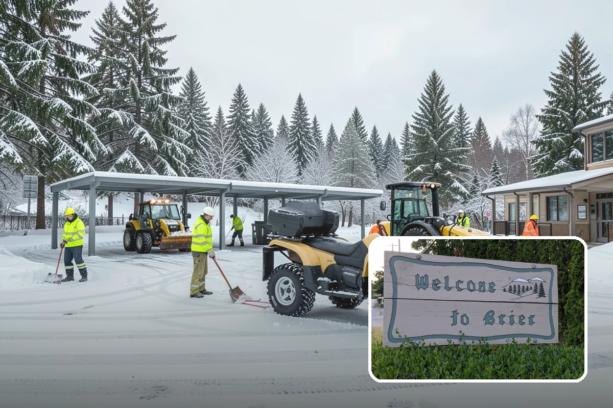 Polar Vortex Response in Brier, Snohomish County, WA - Cold-rated deicer chemistry that keeps working when rock salt quits
