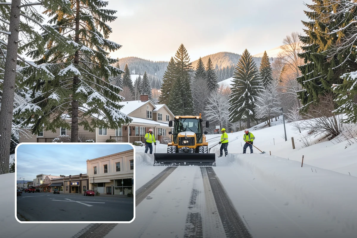 Polar Vortex Response in Burlington, Skagit County, WA - Cold-rated deicer chemistry that keeps working when rock salt quits