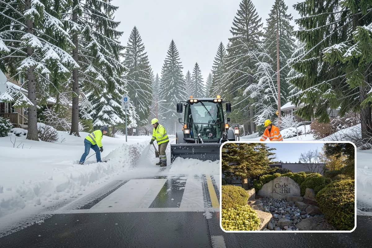 Polar Vortex Response in Clyde Hill, King County, WA - Cold-rated deicer chemistry that keeps working when rock salt quits
