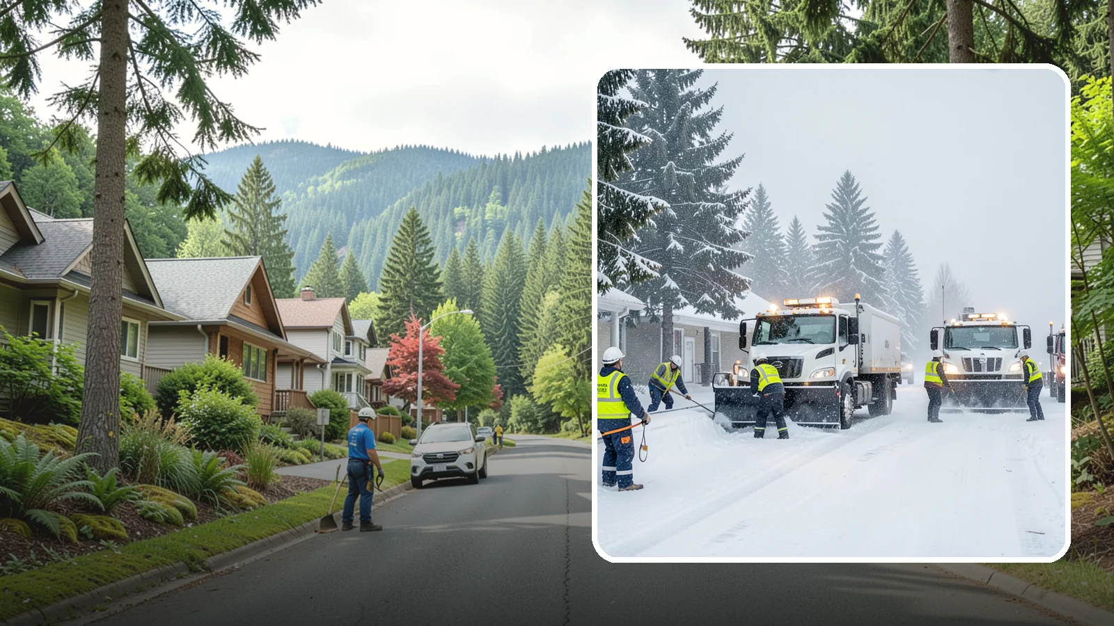 Polar Vortex Response in Darrington, Snohomish County, WA - When a polar vortex sends Arctic air over Western Washington, we keep your property functional through the deep freeze.