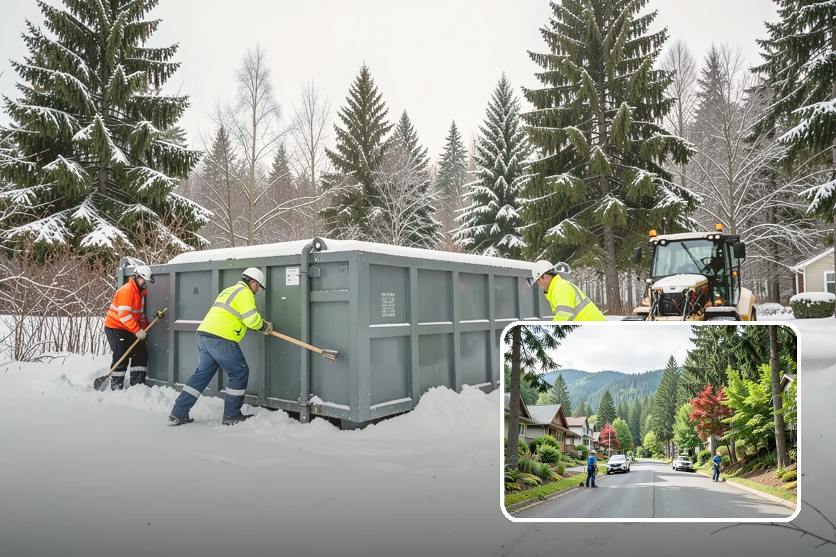 Polar Vortex Response in Darrington, Snohomish County, WA - Cold-rated deicer chemistry that keeps working when rock salt quits
