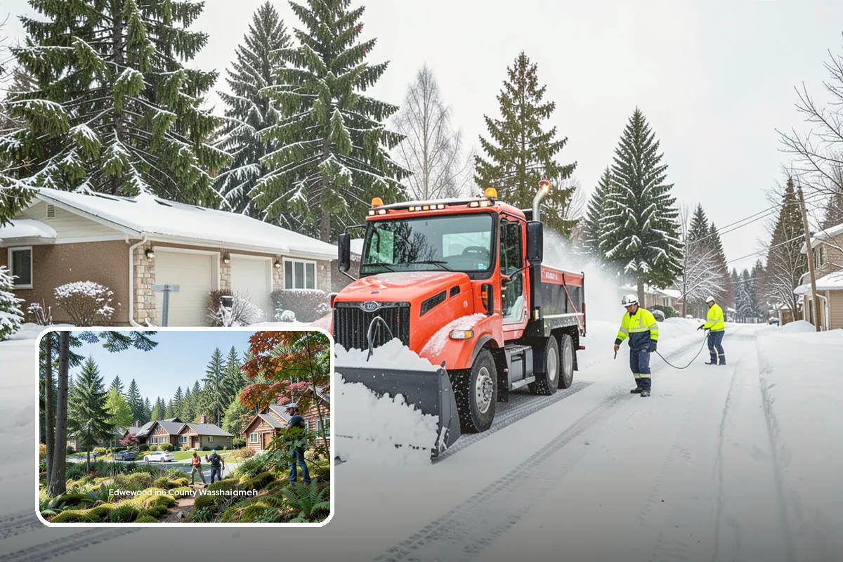 Polar Vortex Response in Edgewood, Pierce County, WA - Cold-rated deicer chemistry that keeps working when rock salt quits