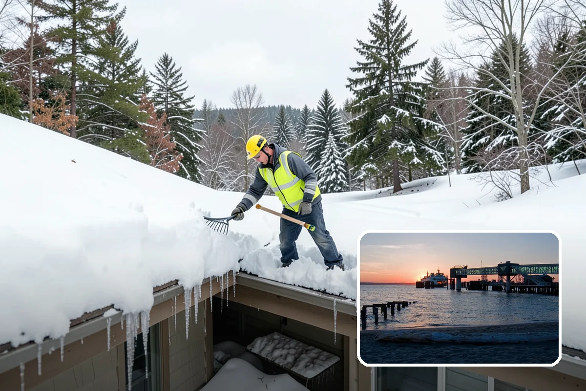 Polar Vortex Response in Edmonds, Snohomish County, WA - Cold-rated deicer chemistry that keeps working when rock salt quits