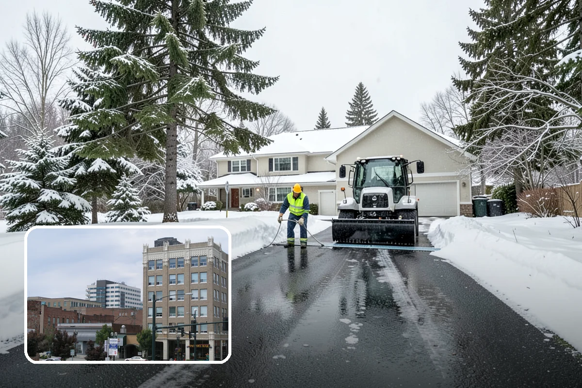 Polar Vortex Response in Everett, Snohomish County, WA - Cold-rated deicer chemistry that keeps working when rock salt quits